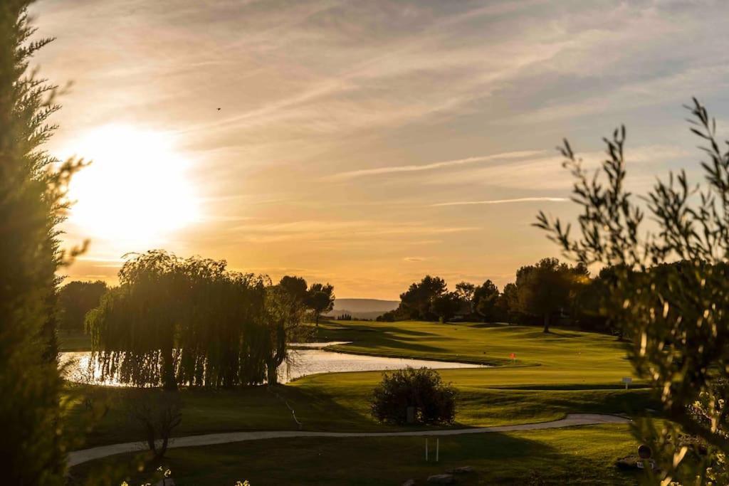 Magnifique Vue Lac Au Golf De Pont-Royal Mallemort Exterior photo
